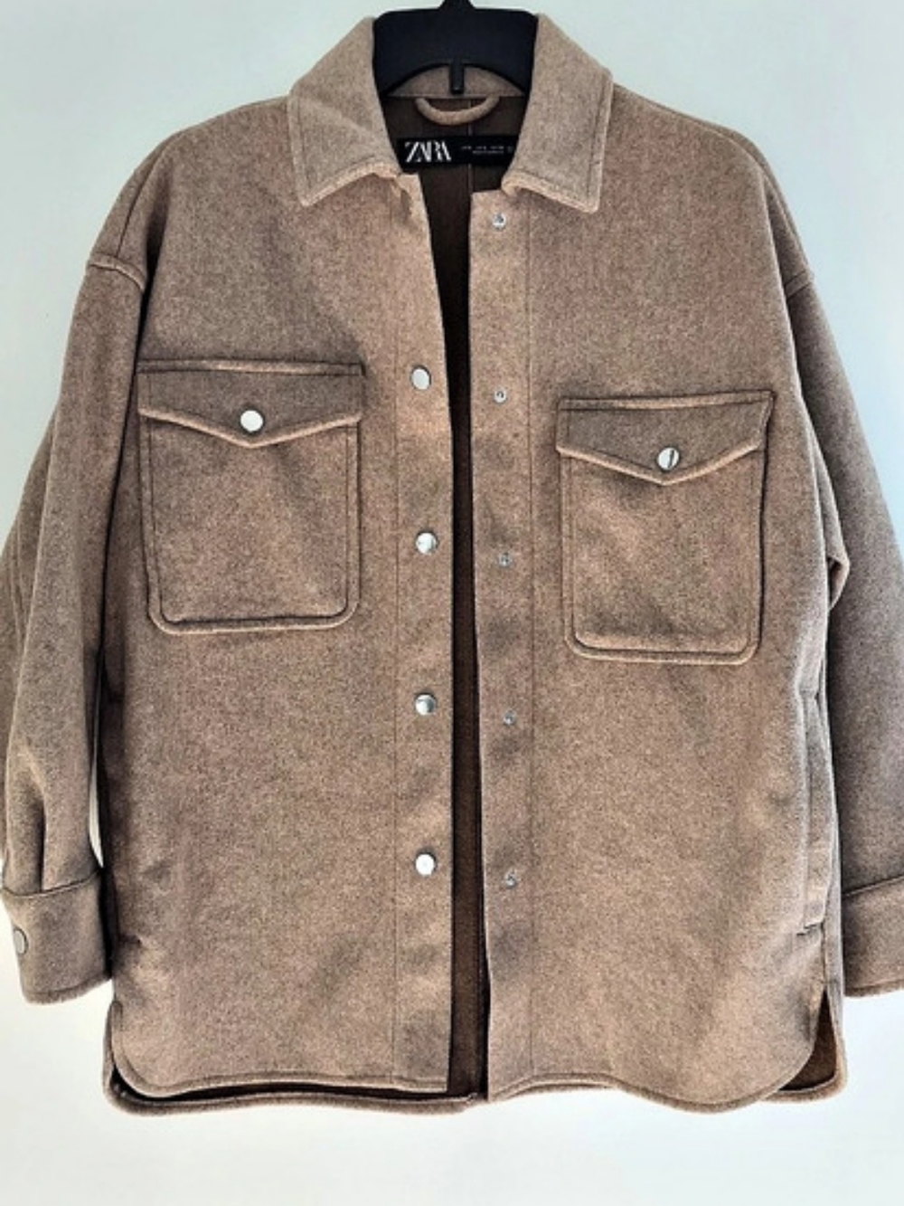 Zara Utility Jacket in Brown Size Small